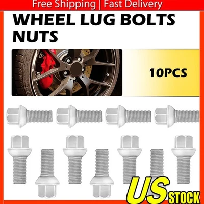 Para Mercedes Benz GL350 GL320 GL450 GL500 ML320 ML350 Tornillos de rueda Tuercas 10X B Foto 1 de 4