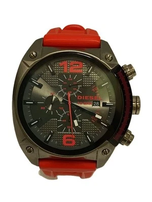 Reloj DIESEL DZ-4481 Overflow Cronógrafo Esfera Roja Excelente JAPÓN Foto 1 de 4