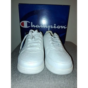 Girls Champion White Sneakers Size 3 1/2 New with Box - Picture 1 of 5