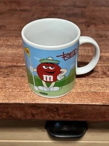 2002 Galerie M&M Golfing Coffee Mug (Red and Blue) - Picture 1 of 6