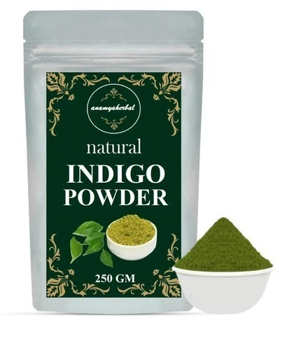 Indigo Powder (Indigoferra Tinctoria) Black Henna Hair Dye Color 100% NATURAL - Image 1 of 4