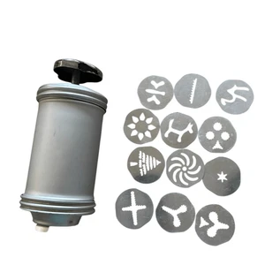 Vintage Mirro Plätzchenpresse mit 12 Scheiben - Bild 1 von 4