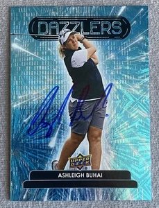 ASHLEIGH BUHAI AUTOGRAPH 2024 UPPERDECK DAZZLERS LPGA GOLF INSERT TRADING CARD - Picture 1 of 2