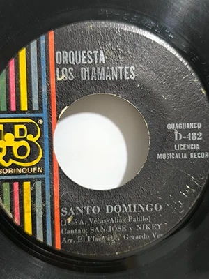 ORQUESTA LOS DIAMANTES-SANTO DOMINGO GUAGUANCO PRESSING DOMINICAN REPUBLIC 🎵🎵 - Image 1 of 4
