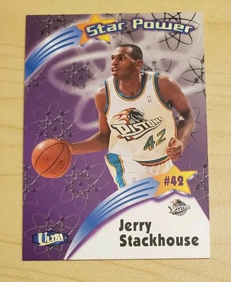 1997-98 Fleer Ultra - Star Power Jerry Stackhouse #20 SP - Image 1 of 2