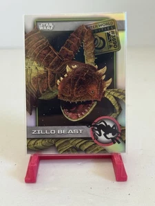 ZILLO BEAST OUTER WORLD ODDITIES REFRACTOR - 2025 TOPPS CHROME STAR - Picture 1 of 2