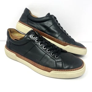Allen Edmonds Men’s Porter City Sneaker Sz 10 D Black Leather Lace Up Derby 4769 - Picture 1 of 8