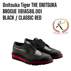 Onitsuka Tiger Sneaker THE ONTSUKA BROGUE 1181A586 001 SCHWARZ KLASSISCH ROT JAPAN - Bild 1 von 12