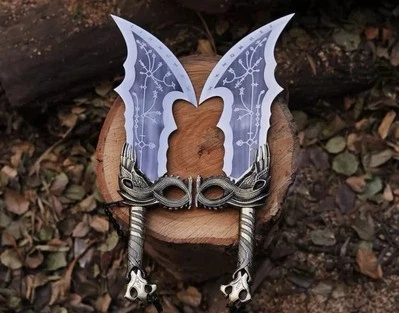 God of War Blades of Chaos pairs Blades Kratos Metal Cosplay Weapon Prop - Image 1 of 4