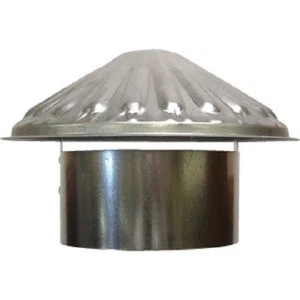 (1)-S & K Galvanized Steel 5 In. x 9-1/2 In. Vent Stove Pipe Chimney Cap D-285 - Picture 1 of 1