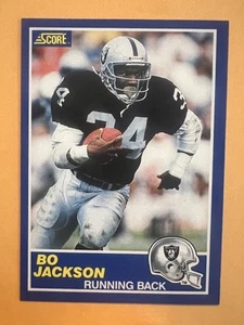 1989 Score #2 Bo Jackson FOOTBALL Oakland Raiders - Picture 1 of 2