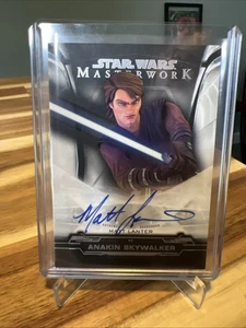 Star Wars Masterwork Anakin Skywalker Auto Matt Lanter - Picture 1 of 3