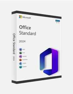 MS Office 2024 Standard DAUERLIZENZ Lebenslange Ersatzgarantie! 1 PC! - Photo 1/1