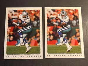 1995 Topps MISSING FOIL & BLANK BACK PROOFS Emmitt Smith Cowboys #330 - Picture 1 of 2