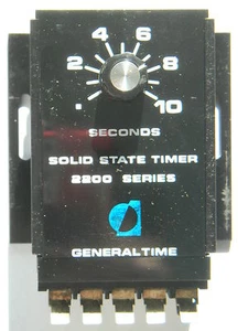 General Time 2212 1PF Solid State 10 Sec.Interval or D.O.D. Timer 10A 117V 60Hz - Picture 1 of 6