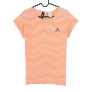 Adidas Pink Logo Crew Neck T Shirt Size 11 - 12 Years - Picture 1 of 9
