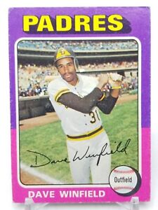 1975 Topps Baseball DAVE WINFIELD 2nd Year San Diego Padres Set Filler VG-EX #61