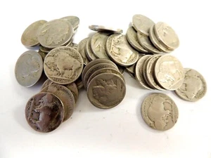 Non-Discernable Dates Indian Head Buffalo Nickels (One Per Order) - Picture 1 of 12