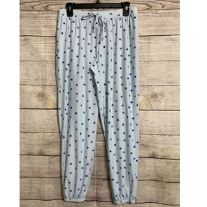 So Intimates Pajama Bottom Lounge Jogger Pants Stars Size Medium Blue Juniors - Picture 1 of 6