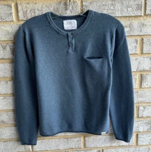 Zara Long Sleeve Knit Pullover Sweater Boy's Size 11-12 (152cm). - Picture 1 of 7
