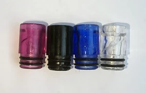 3x anti spit spiral 510 resin Drip Tip / Mouthpiece nautilus falcon mini - Picture 1 of 2