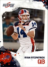 2010 Score Football Card #36 Ryan Fitzpatrick