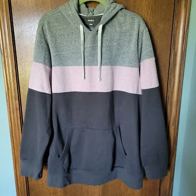 SONOMA PLUS SIZE HOODIE GRAY PINK BLACK WOMEN'S SIZE 2XB EXCELLENT CONDITION - Image 1 of 4