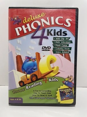 Deluxe Phonics 4 Kids PC DVD-ROM New!!! - Image 1 of 2