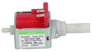 POMPA ULKA EP5 230V 50HZ da 48W per Macchina da Caffè GAGGIA DE LONGHI SAECO  - Picture 1 of 6
