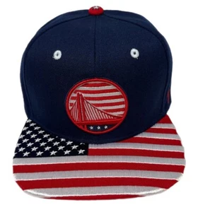 Zephyr NBA Golden State Warriors "Anthem" Flat Bill SnapBack Hat BRAND NWT - Picture 1 of 5