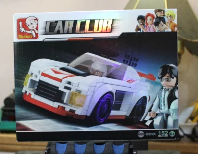 Juego de 164 piezas de bloques de construcción Sluban Kids Car Club juguete de construcción M38-B0633C Foto 1 de 4