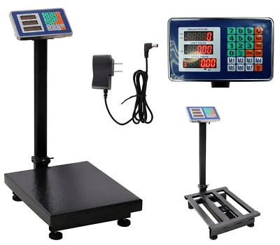 660 lbs / 0.1lbs Computing Digital Floor Platform Scale Shipping Postal Scale - Image 1 of 4