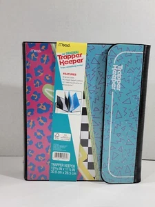 Nuevo Mead Original Trapper Keeper Nuevo Bloque de Color Años 80 90 Estilo Retro con Carpetas - Imagen 1 de 4