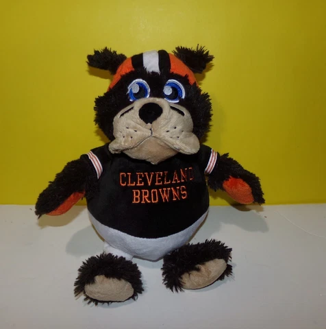 15" Cleveland Browns Reverse-A-Pal Plush Toy-NFL Stuffed Mascot and Football Cover