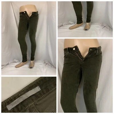 Vince Corduroy Pants Sz 28 Green Cotton USA Bootcut 32” Inseam YGI U1-201 - Image 1 of 4