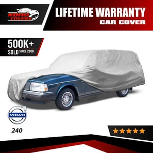 Volvo 240 Wagon 4 Layer Waterproof Car Cover 1990 1991 1992 1993 - Picture 1 of 11