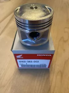 Genuine Honda CB125 CJ125 XL125 Piston.0.25 Oversize. 13102-383-003. NOS - Picture 1 of 7