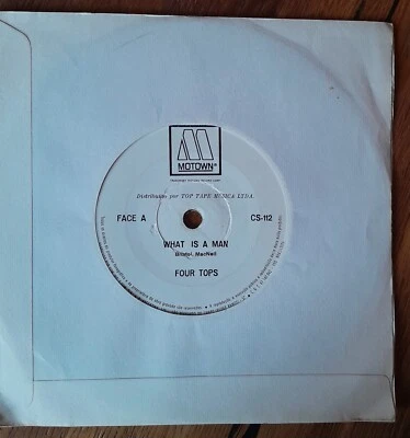 The Four Tops ..  What Is The Man Soul Funk RARE Single MOTOWN  Press Brasileiro - Photo 1/2