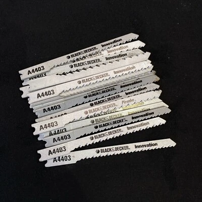 20 Black&Decker A4403 'U' Vástago Sierra Caladora Aspas Curva Corte En Madera< - Image 1 of 3