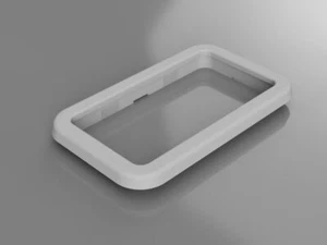 Opel Kadett E Abdeckung Rahmen Rosette Türgriff cover inner door handle - Bild 1 von 2