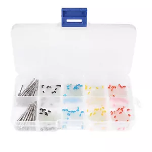 160 Stück Dental Glasfaserstift + 32 Stück Bohrer Paket mit Box 1 Set Neu - Bild 1 von 6