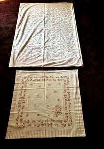 Bassetti Blumenmuster Doppelbettbezug + Euro Sham Baumwolle Made in Italy (2-teiliges Set) - Bild 1 von 9