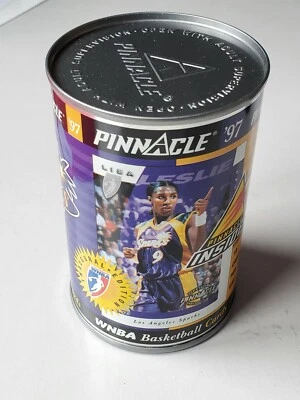 1997 Pinnacle Inside WNBA Basketball Unopened Can * HOF player Rookies! Inserts! - Image 1 of 4