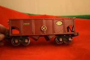 O Gauge Toy Train Lionel 816 Hopper Maroon Red Ore Coal Dumper - Picture 1 of 11
