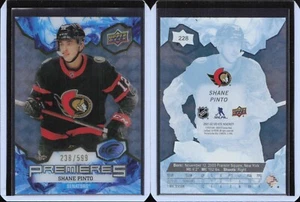 21/22 2021-22 Oberdeck Eispremieren blau #228 Shane Pinto Senators/599 - Bild 1 von 1