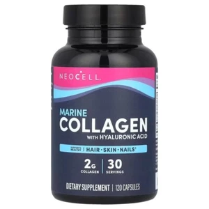 NeoCell Marine Collagen Type 1 & 3 Hyaluronic Acid 120 Capsules Youthful Skin - Picture 1 of 3