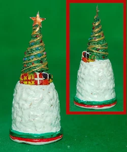ÁRBOL DE NAVIDAD BLAS SERVIN DECORADO CON REGALOS PINTADOS A MANO PARAGUAY - Imagen 1 de 8