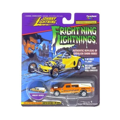 Johnny Lightning Frightning Lightnings Haulin Hearse Series 1 Lim Ed Orange 1996 - Image 1 of 2