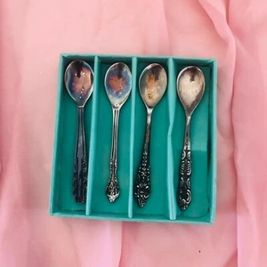 Bombay Duck Vintage Tea Party SIlver Teaspoons, Cake Slice, Spreaders - Picture 1 of 7