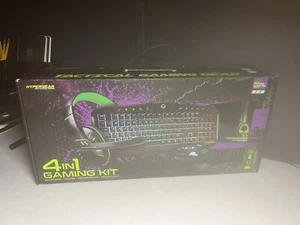 Keyboard, Headset, Mouse, And Mousepad Gaming Kit, 4-in-1, Hypergear - Picture 1 of 6